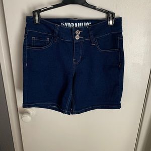 denim shorts
